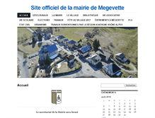 Tablet Screenshot of megevette.fr